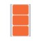 Nevs Direct Thermal Piggy Back, Individual 1-up 13/16"x1-11/16" Orange CS-PB-T-O - alternate 1